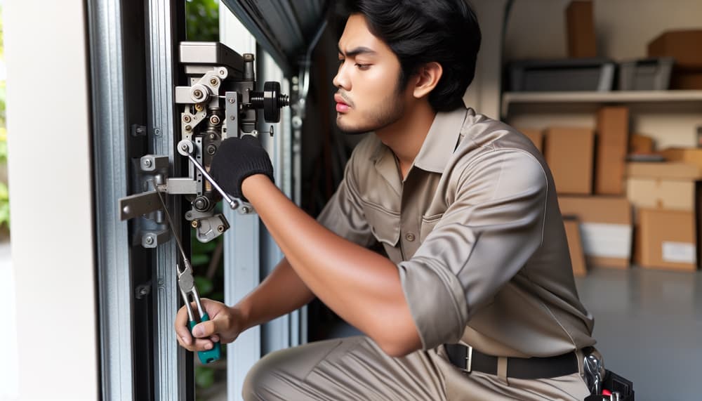 Our professional garage door spring repair process
